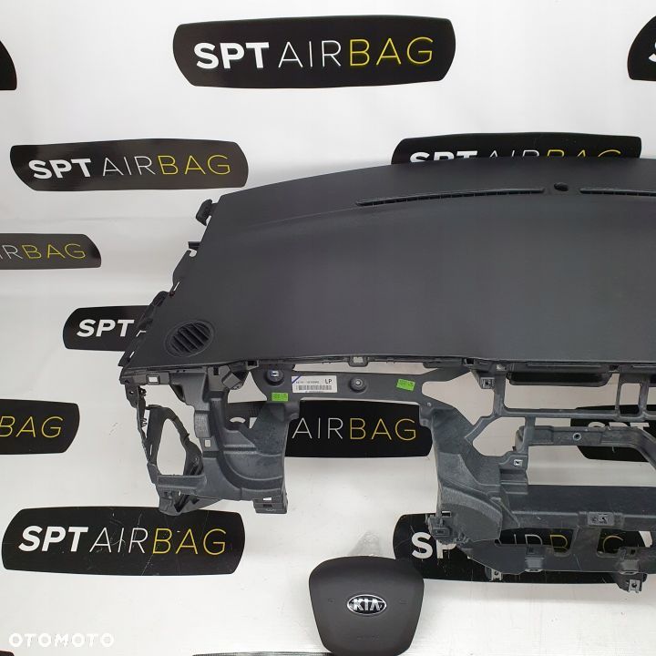 KIA RIO III 3 DESKA ROZDZIELCZA KONSOLA KOKPIT PULPIT PODUSZKI AIRBAG AIR BAG PASY KIT SET - 2