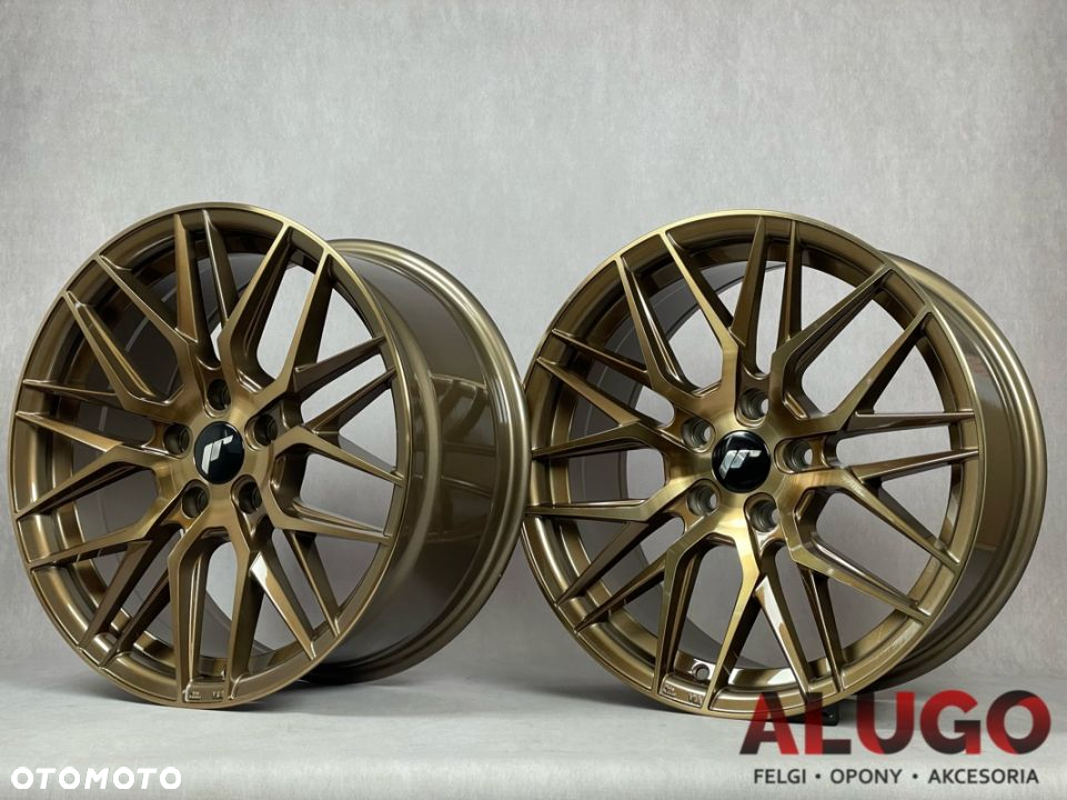 Alufelgi 20 5x112 Felgi Mercedes C E CLK GLK Audi Skoda Seat VW Nowe Czarne - 3