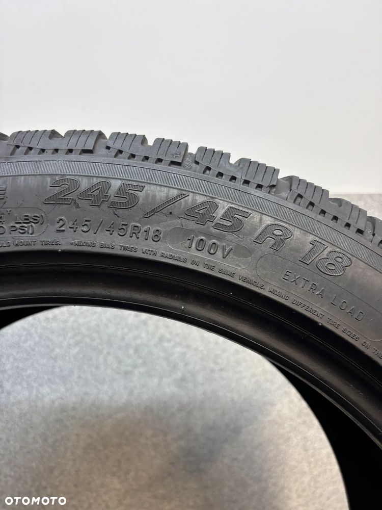 2 OPONY ZIMOWE MICHELIN 245/45/18  100V  M+S, XL - 8