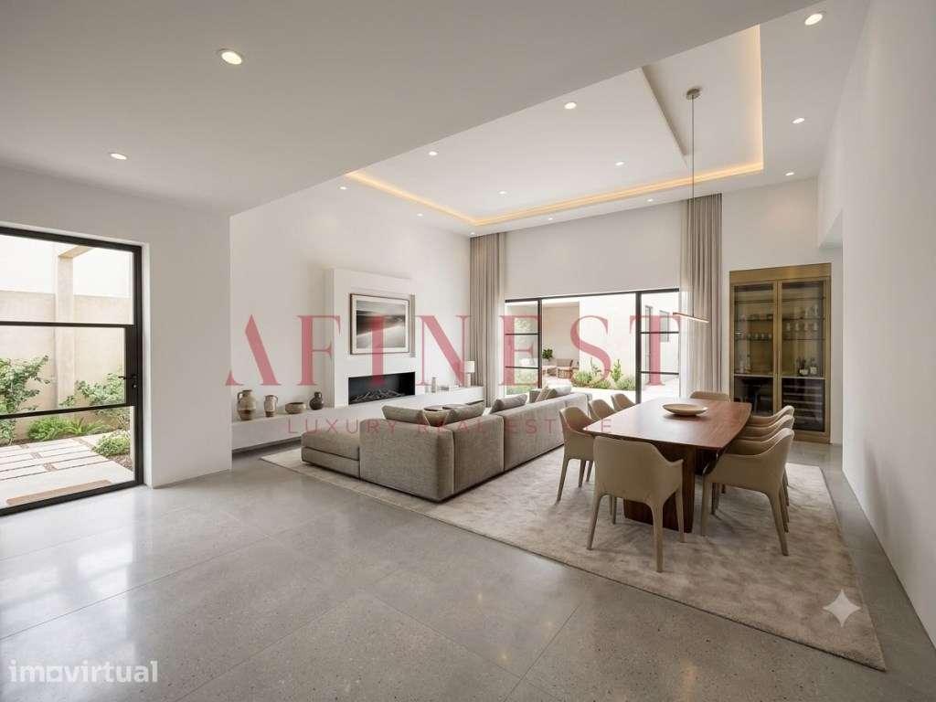 MORADIA T5 COM 5 SUITES COM PISCINA AQUECIDA, PISO RADIANTE E ACABA... - Grande imagem: 4/32