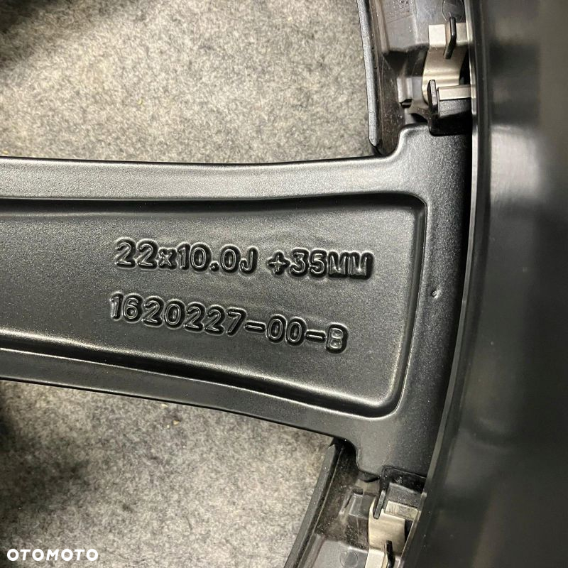 KOMPLET FELG TESLA MODEL X 1620226-01-A 1620227-00-B 9Jx22 10Jx22 22” 22 - 6