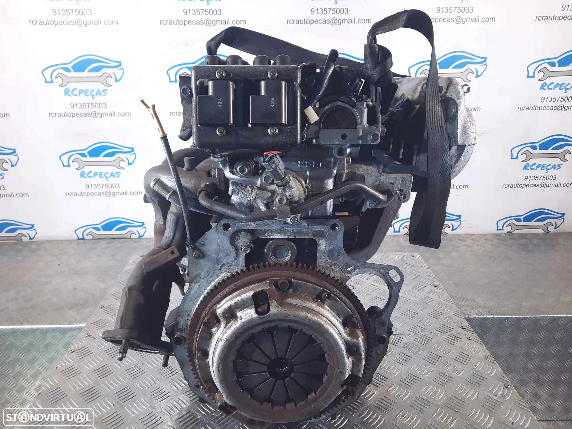 .MOTOR COMPLETO 1.8i 16V 140CV BP4W BP5A DOHC MAZDA MX5 MX-5 II 2 MK2.5 MIATA NB MOTOR ARRANQUE ALTERNADOR BIMASSA COMPRESSOR AR CONDICIONADO BOMBA DIRECAO DIREÇÃO TURBO INJETOR INJETORES - 3