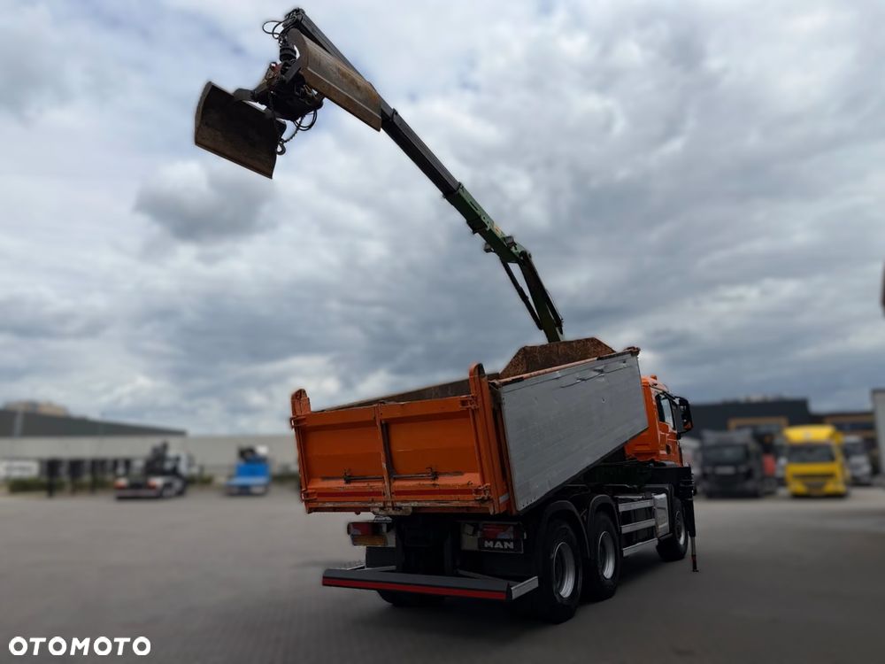 MAN TGS 26.400 6x6 ALLRAD – składany żuraw HMF 1643 Z2 +wywrotka HYVA - 6
