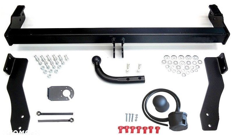 Nowy Kompletny Hak Holowniczy + Wiązka Uniwersalna + Kula + Gniazdo elektr. do Opel Vivaro  od 2001 do 2014 - 2