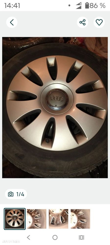 Set jante Audi A6 C6 R16 - 1