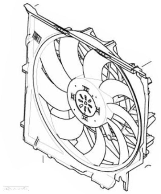 ELETROVENTILADOR BMW SERIE X3 E83 - 1