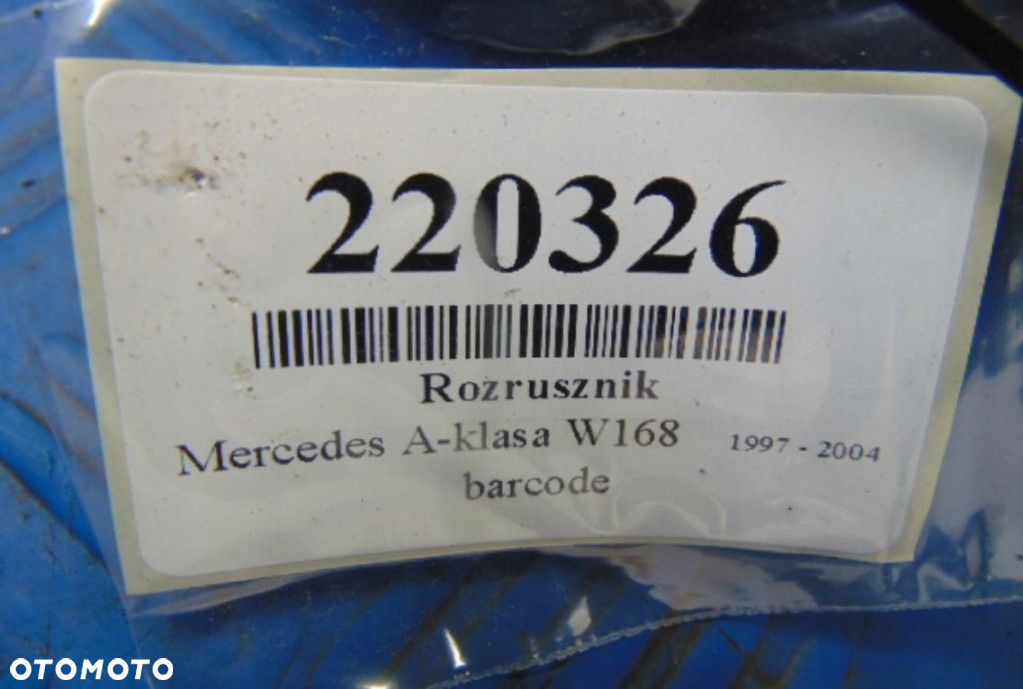 MERCEDES A KLASA W168 1.7D ROZRUSZNIK S3020 - 7