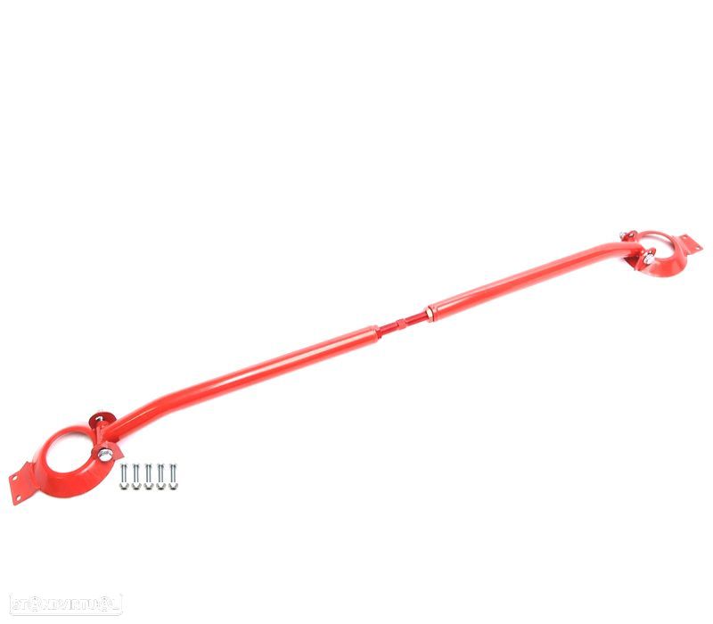 BARRA ANTI-APROXIMAÇÃO AJUSTÁVEL OPEL VECTRA B 95-02 VERMELHO - 1