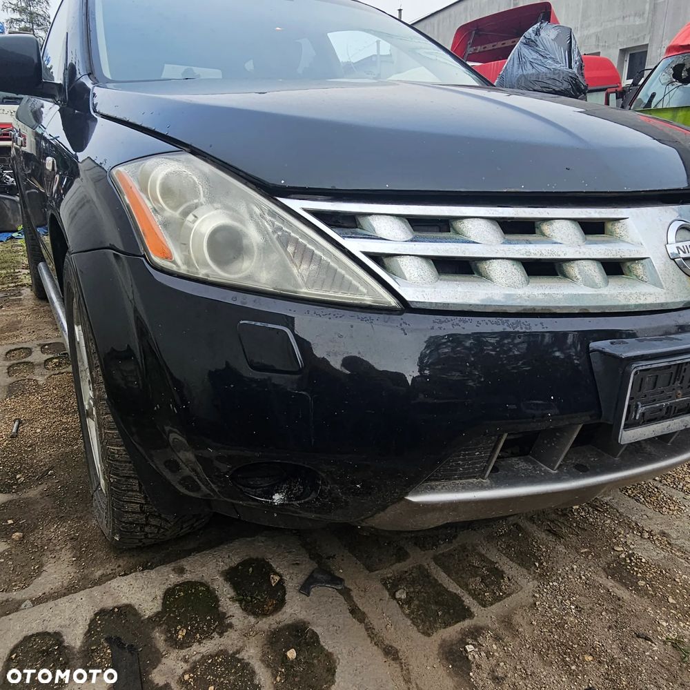 Nissan Murano Z50 3,5 automat - pojazd na części: maska, zderzak, drzwi, szyby, lusterka, chłodnica ... - 3
