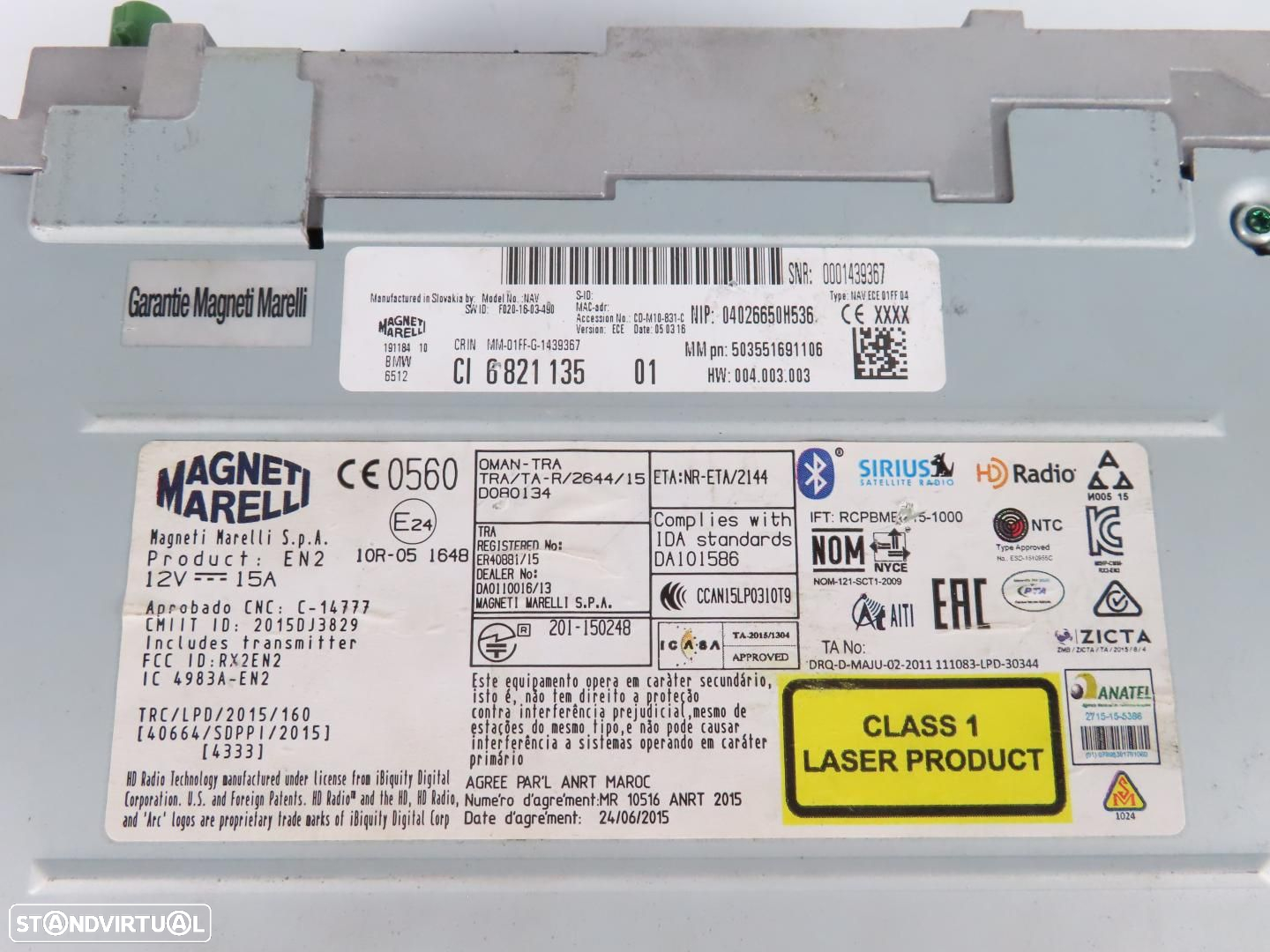 Sistema / Unidade de navegação Business Usado / Original BMW 5 Gran Turismo (F07... - 5