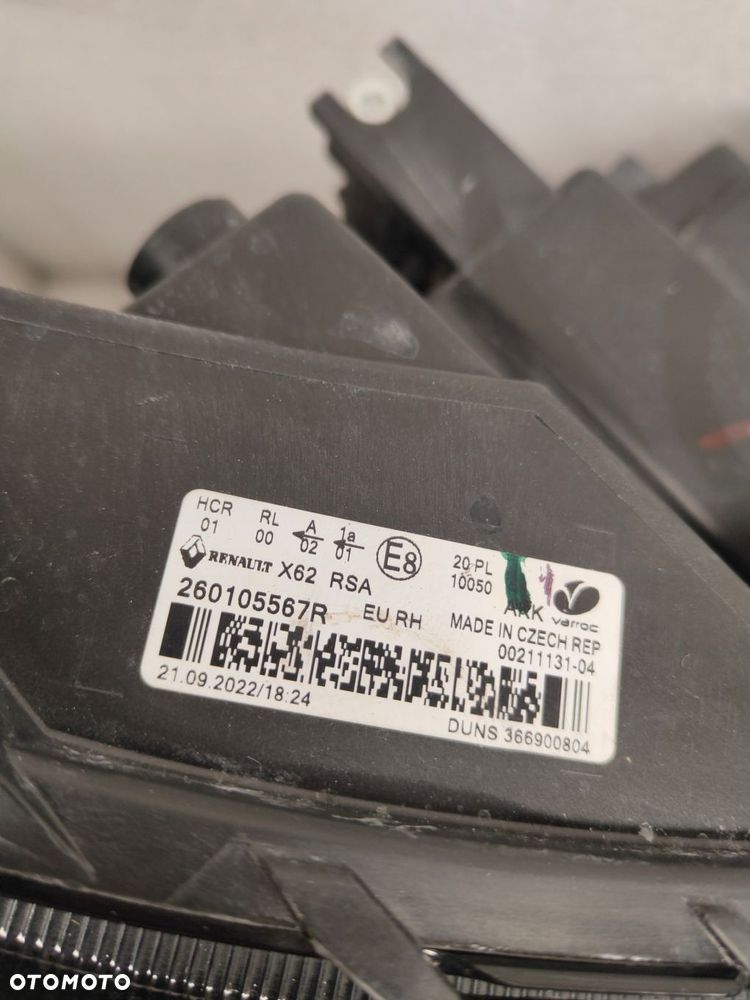 renault master iv komplet lamp zw z ledem 260105567r, 260607867r - 8