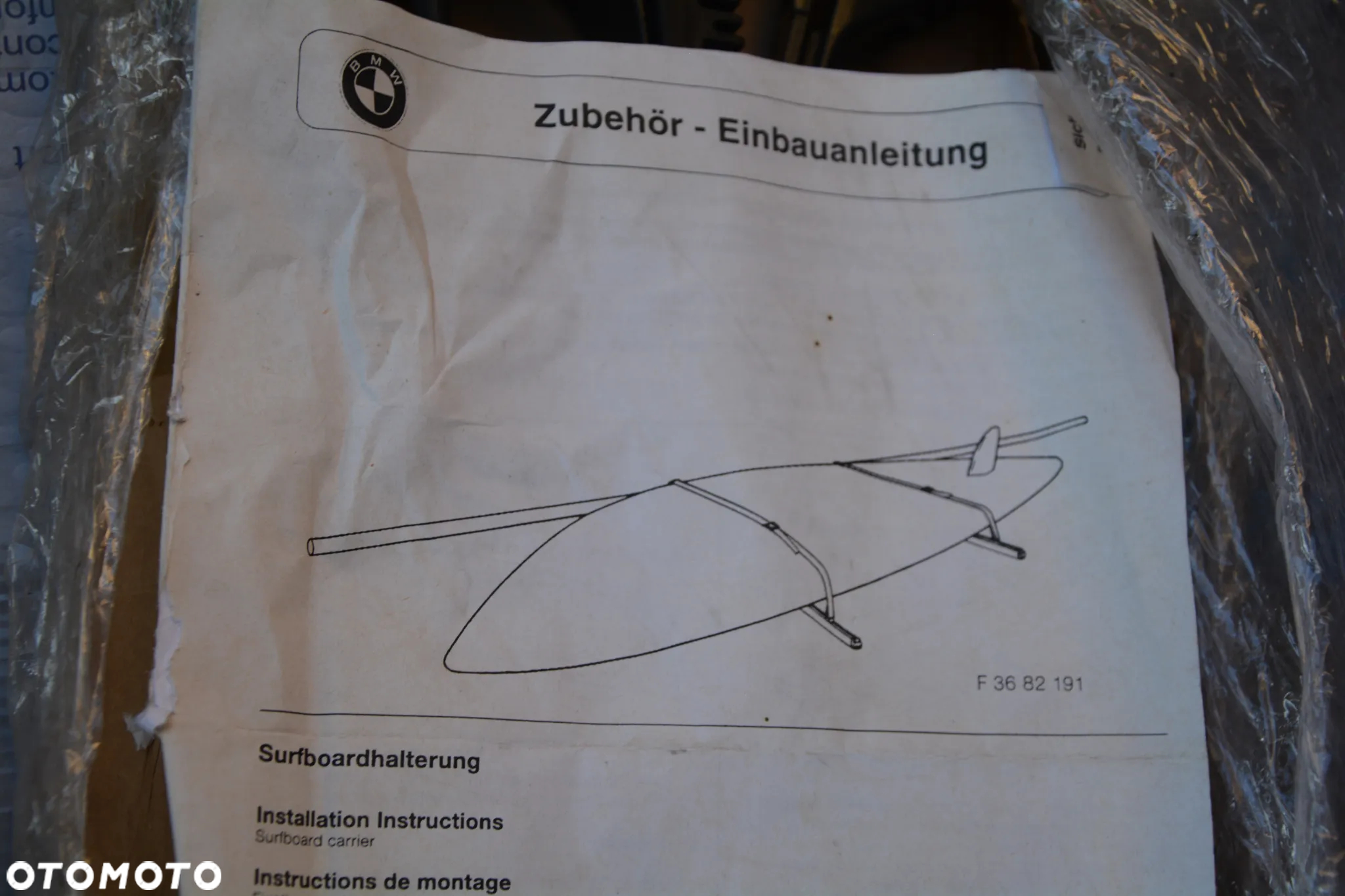 Uchwyt do przewożenia deski windsurfingowej BMW - 3