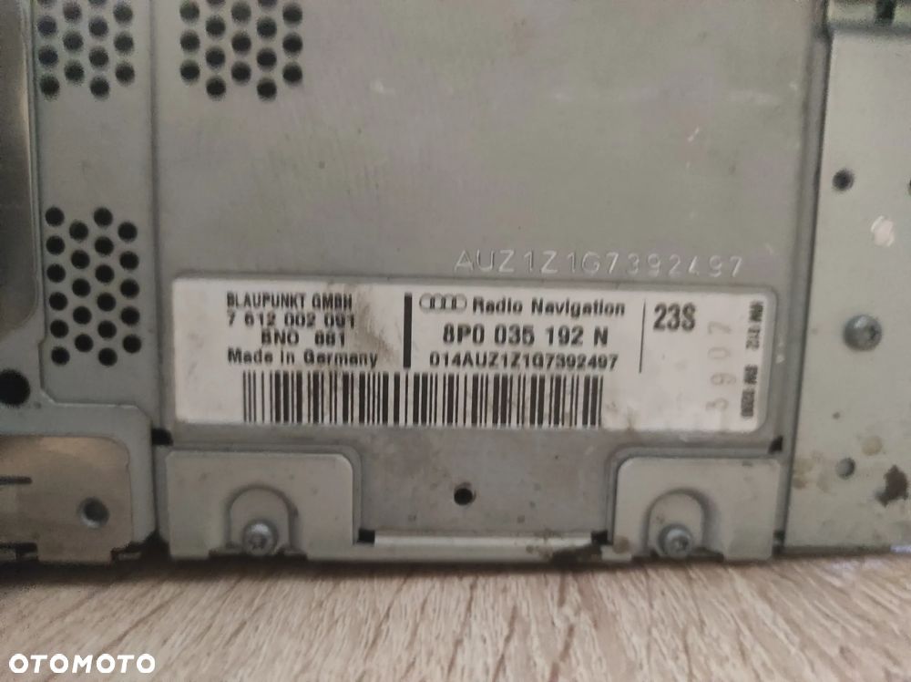 RADIO AUDI NAWIGATION MMI AUDI A3 8P LIFT 2DIN 8P0035191N ROZKODOWANE WYSYŁKA !!!! - 4