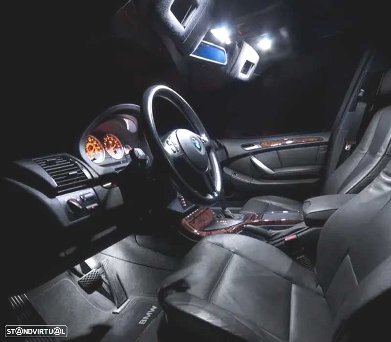 KIT COMPLETO DE 21 LÂMPADAS LED INTERIOR BMW X4 F26 XDRIVE20I XDRIVE28I XDRIVE35I M40I 2014 + - 8