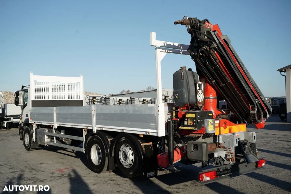 Iveco STRALIS 460 / 6X2 / LIVRARE 8,1 m + HDS FASSI. F185 CAPACITATE MAXIMĂ DE ÎNCĂRCARE 5.500 KG / RADIOCOMANDĂ / ROTATOARE - 7