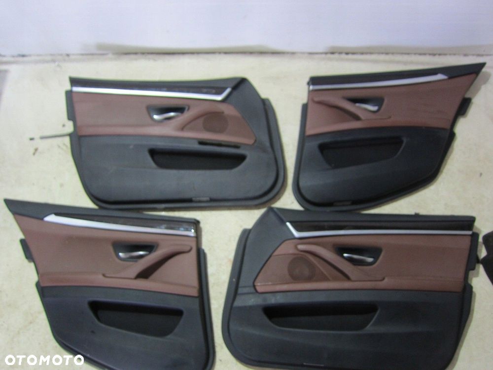 BMW F10 BOCZEK TAPICERKA DRZWI BRĄZ LCEZ DAKOTA - 5