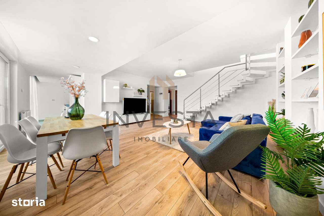 Penthouse de lux pe 2 nivele cu 4 terase in Buna Ziua! - Imagine principală: 2/17
