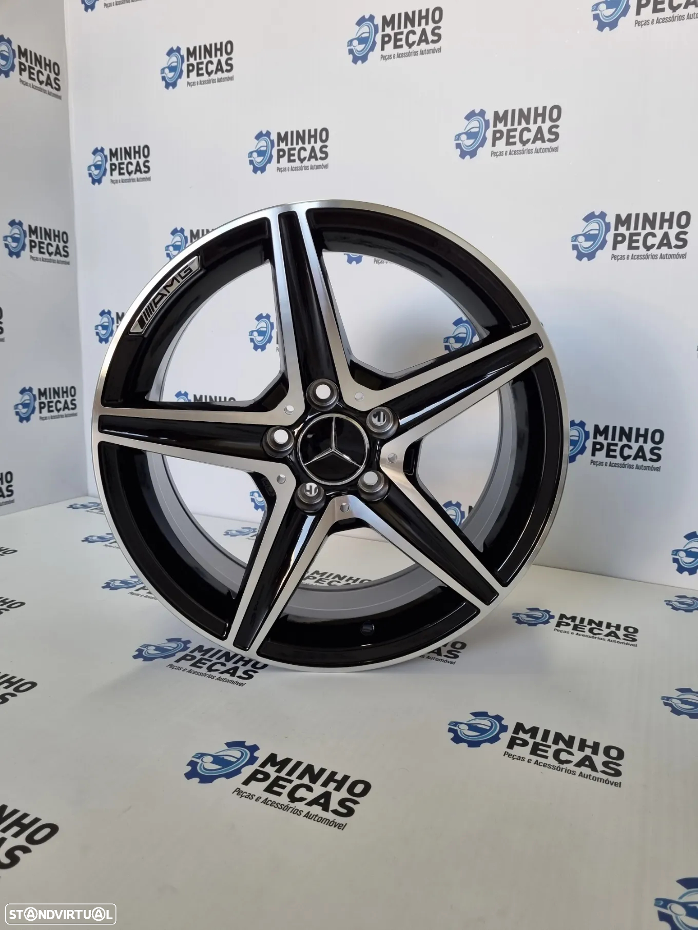 Jantes Mercedes (W205) AMG em 19 Preto Polido - 8