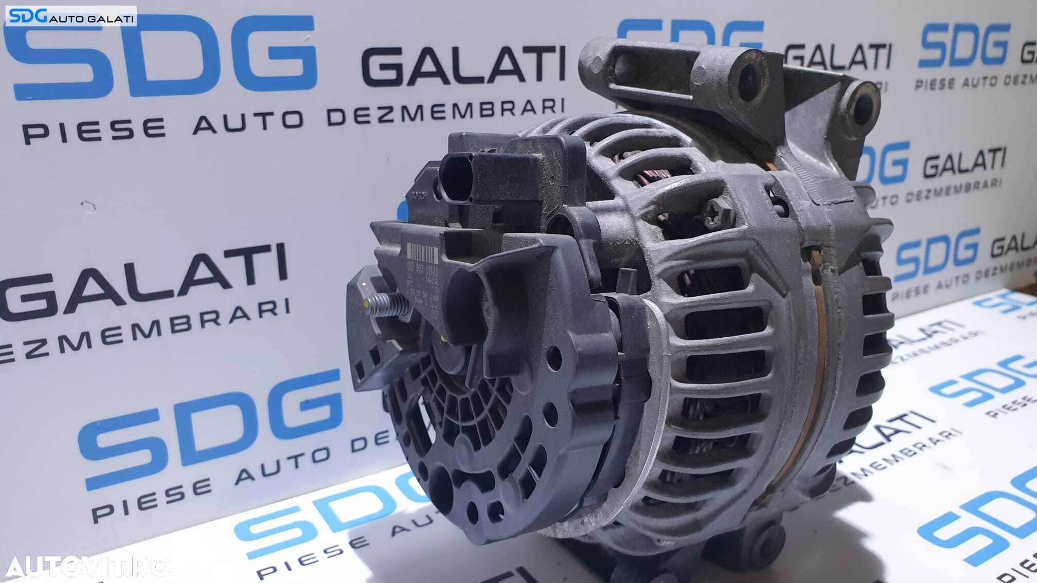 Alternator 2 Pini 140A Seat Altea 2.0 TSI 2004 - 2015 Cod 06B903016AB 0124525088 - 3