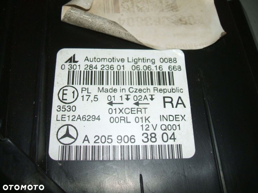 MERCEDES W205 FULL LED LAMPA PRAWA MULTIBEAM A2059063804 - 6