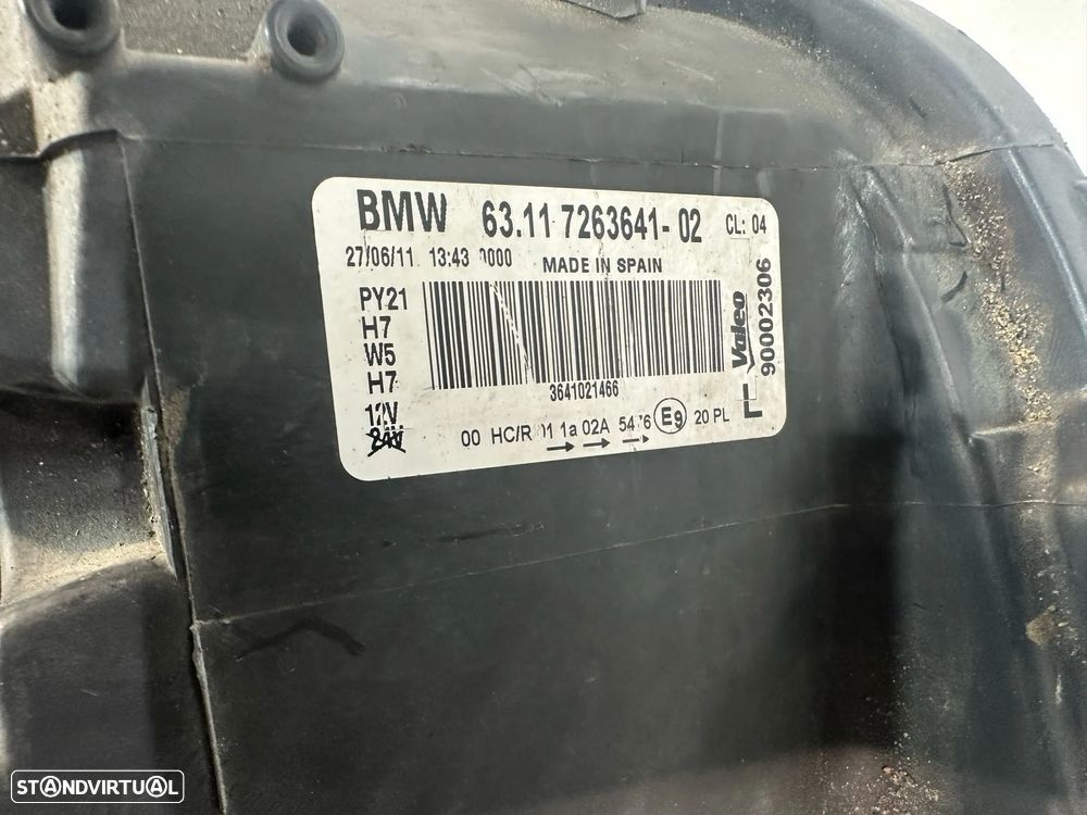 .Conjunto Faróis Oticas Frontais Frente Halogénio Originais LCI BMW E82 Coupe E88 Cabrio 7 263 642 / 7 263 641 - 15