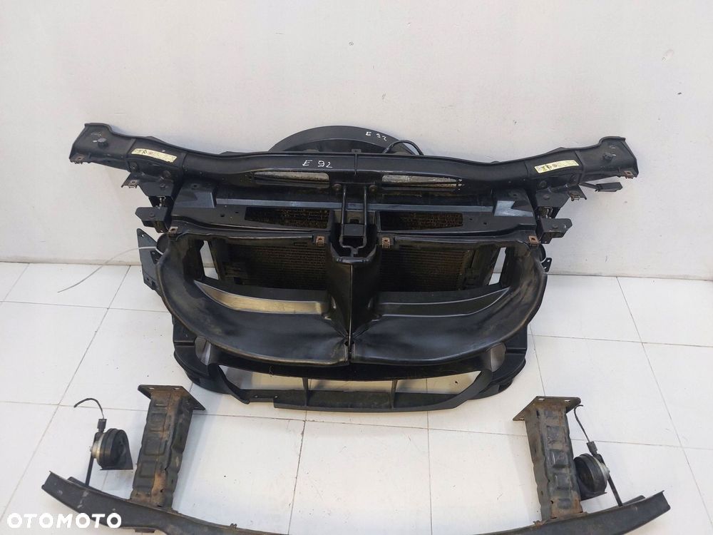 bmw 3 e92 e93 3.0 d pas przedni chłodnice manual wentylator belka - 2