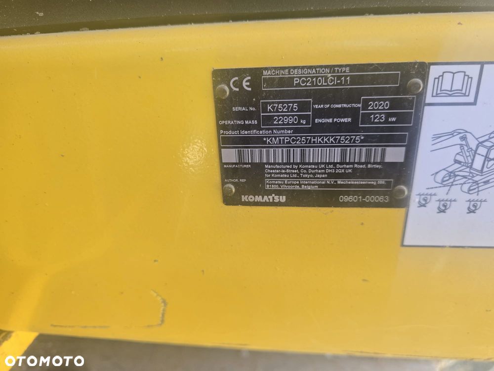 Komatsu PC 210 LC-11 Intelligent GPS - 6