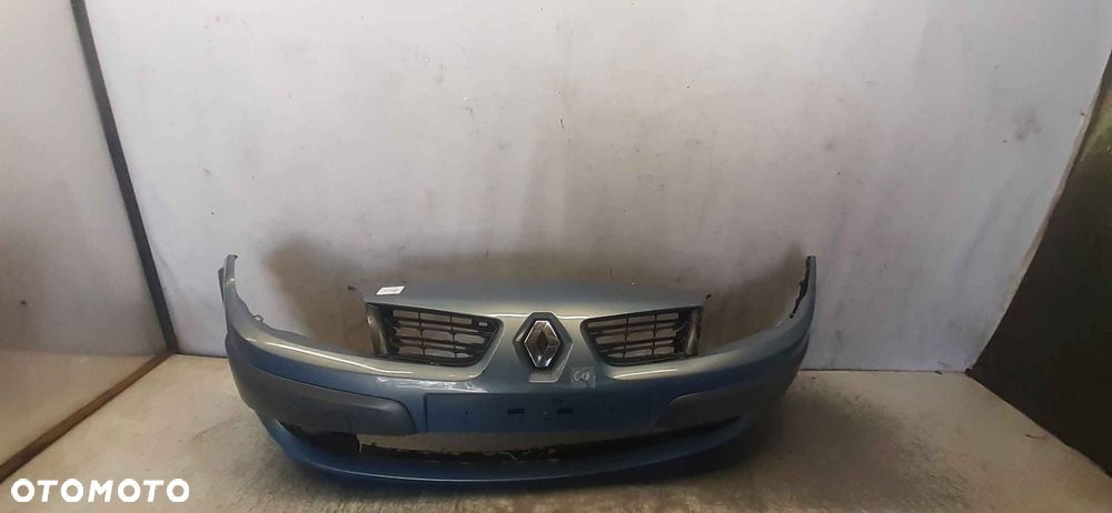^ ZDERZAK PRZÓD PRZEDNI DO RENAULT SCENIC II 2 LIFT FL TED47 BŁĘKITNY HALOGENY - 1