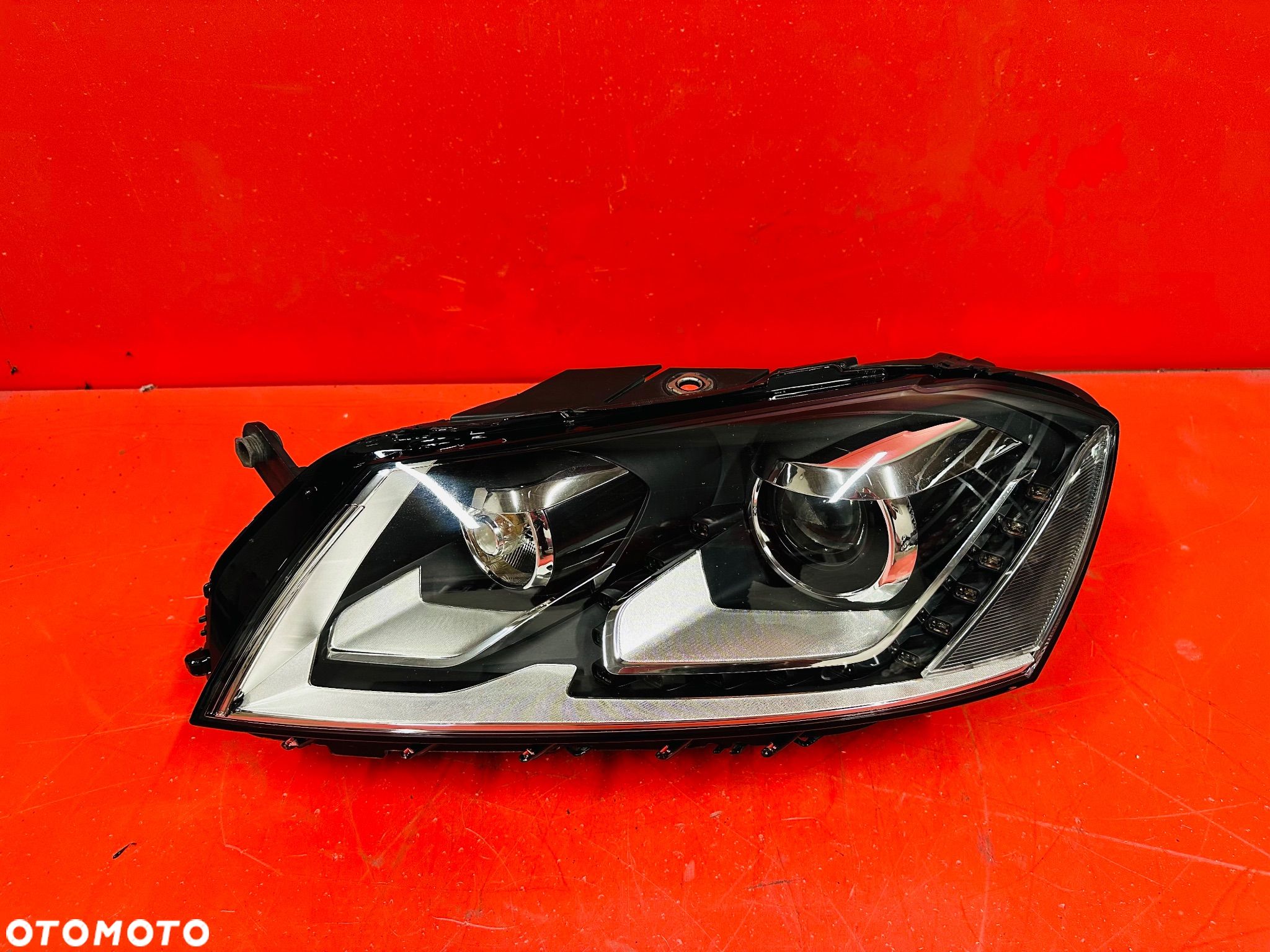 LAMPA LEWA VW PASST B7 BI XENON KSENON SKRĘTNA LED EU 19 3AB941751 - 1