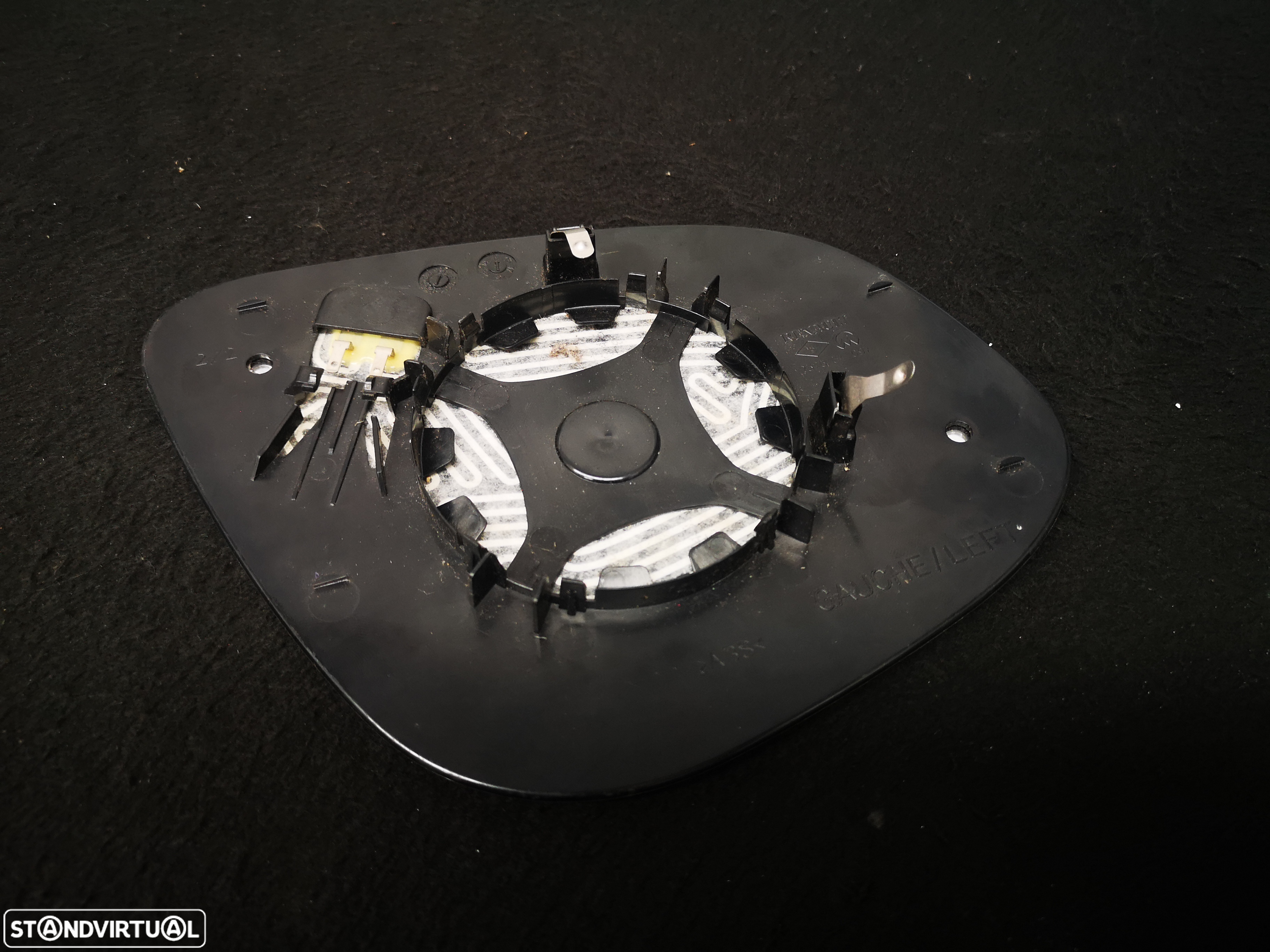 Vidro do espelho retrovisor esquerdo originais Renault kangoo 2014+ - 3