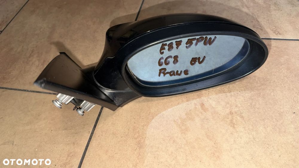 LUSTERKO BMW E87 PRAWE EU 5 PIN 668 - 1
