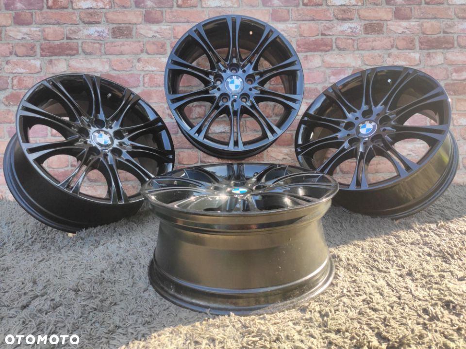 Oryginalne czarne felgi BMW 18 5x120 M pakiet Styling 135 E46 e36 E90 X3 F25 Z3 Z4 E81 E87 F30 E60 F10 F30 F34 JR 7896470 8j ET47 8.5j ET50 7915635576 - 15