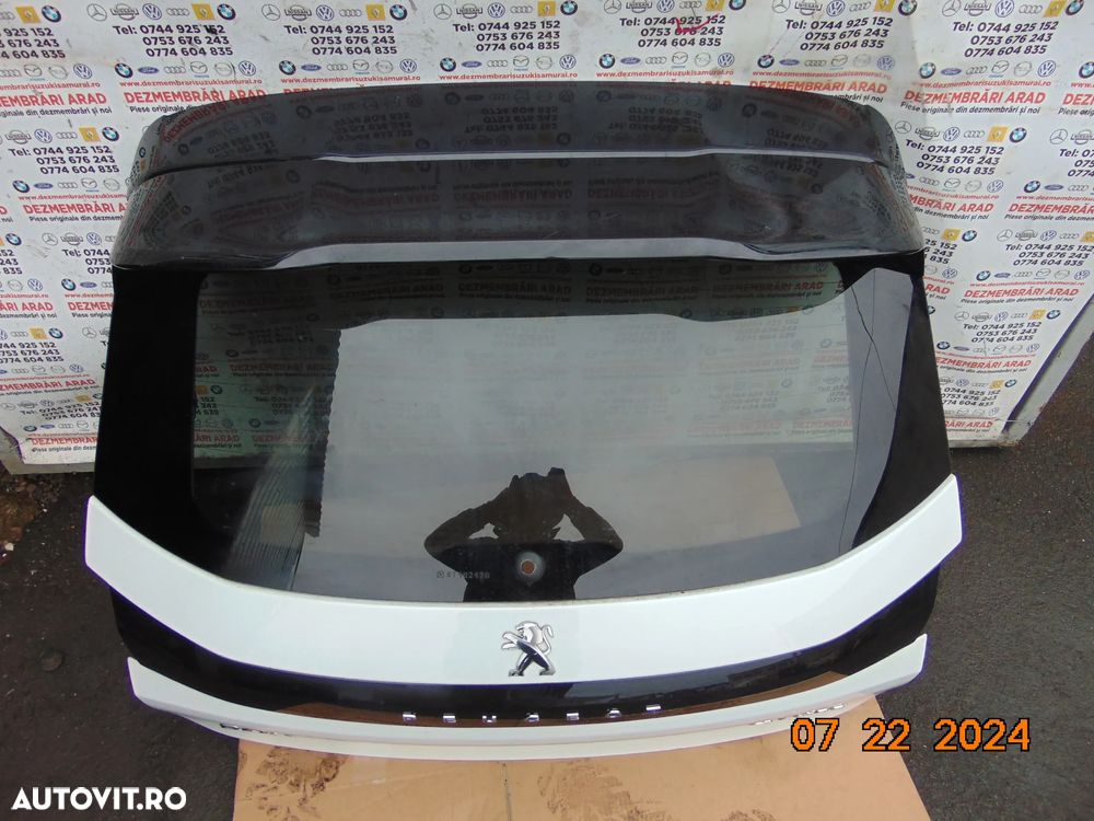 Haion Peugeot 208 dupa 2019 haion cu luneta peugeot 208 eleron haion - 5