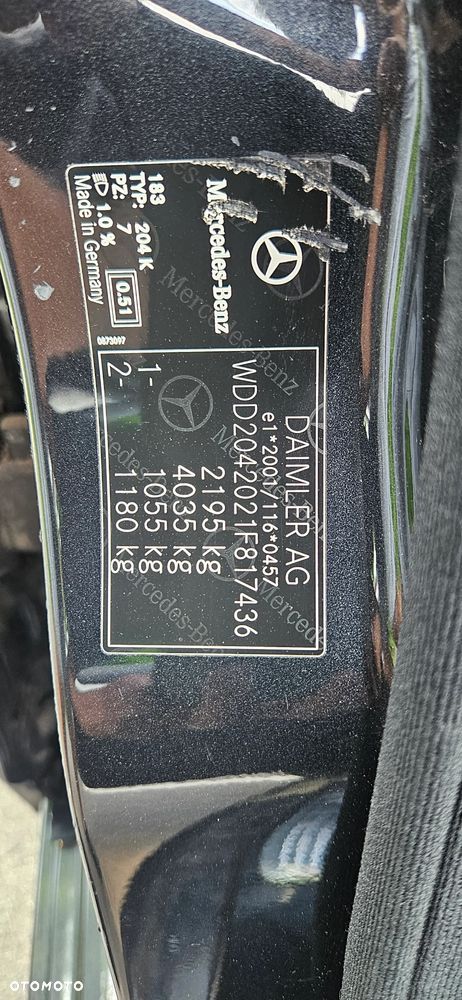 Mercedes-Benz Klasa C 220 CDI DPF Automatik BlueEFFICIENCY Avantgarde - 15