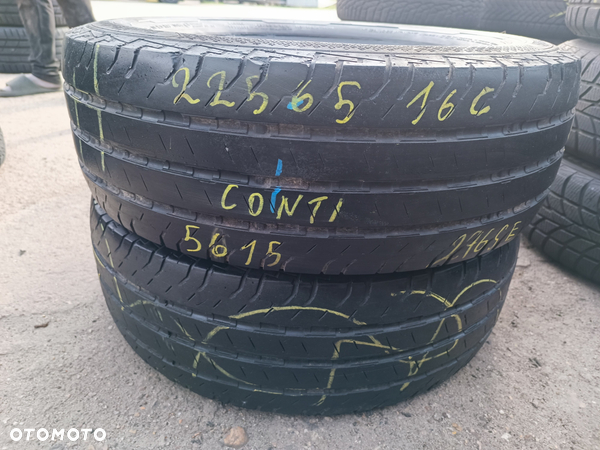 225/65R16C 16 C 112/110R CONTINENTAL CONTIVANCONTACT 100 Opony Letnie Lato  Legnica 225/65 5,5mm