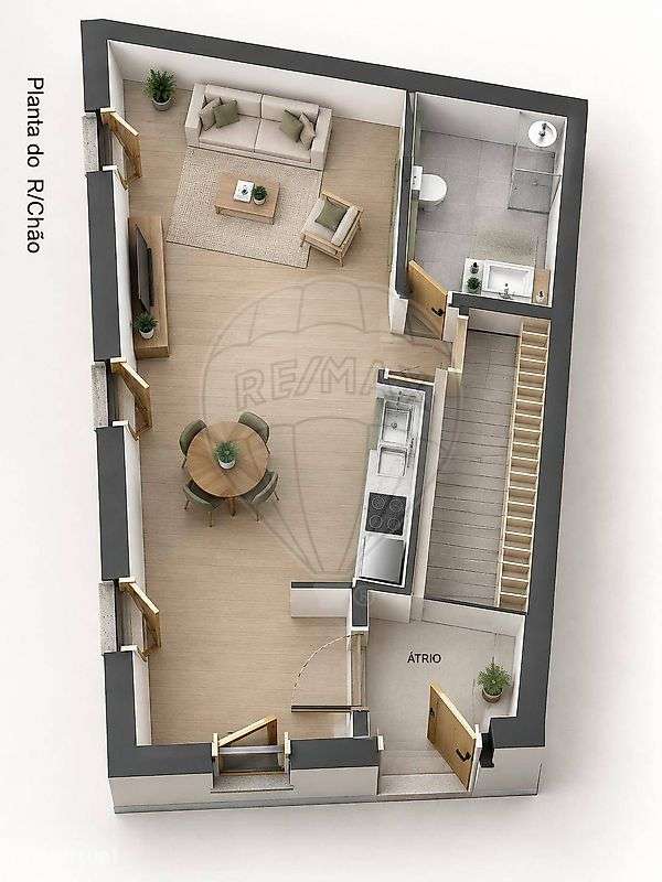 Apartamento T0 para venda - Grande imagem: 5/9