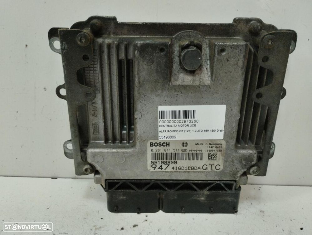 CENTRALINA DO MOTOR UCE ALFA ROMEO GT 125 - 1