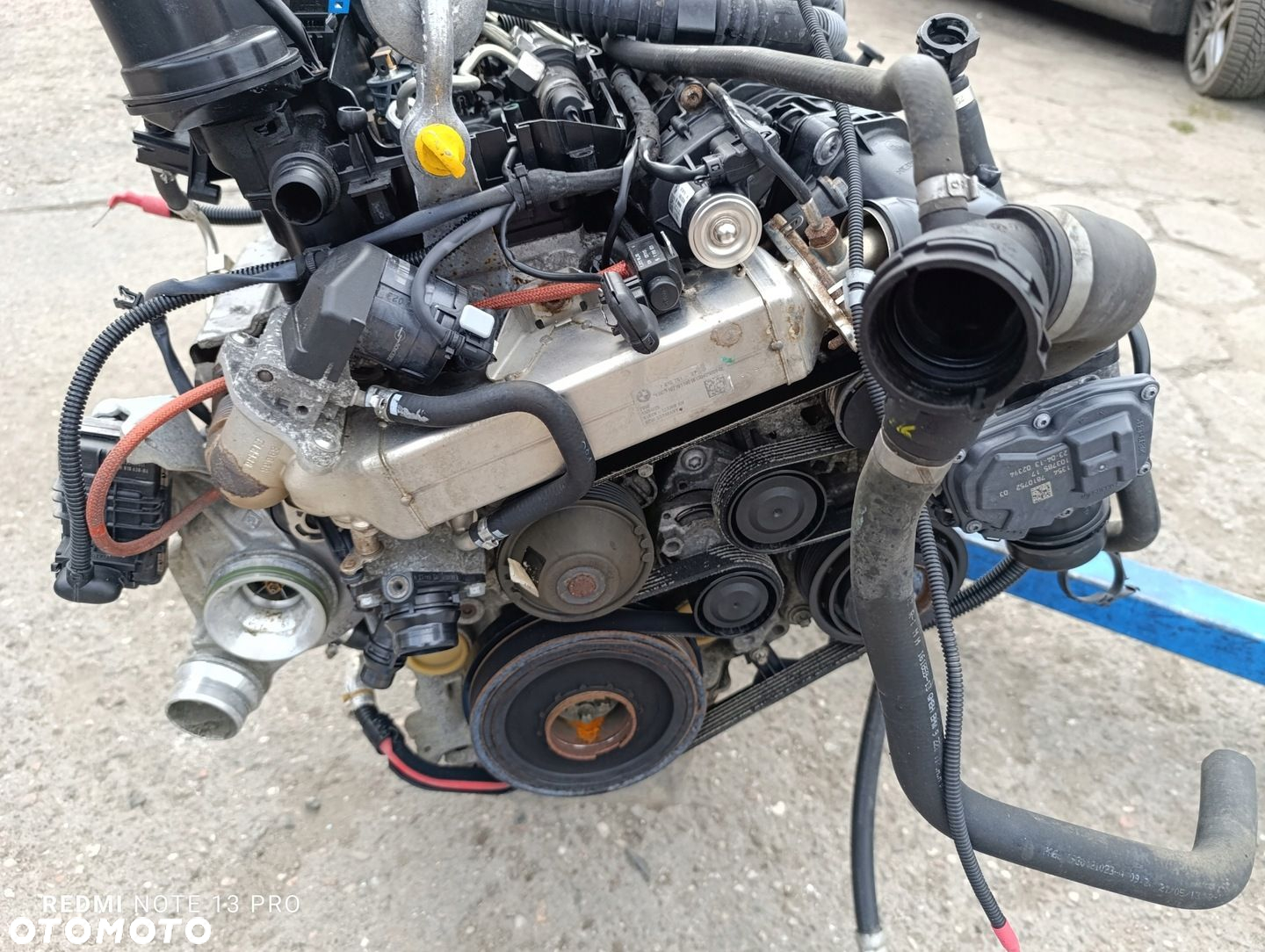 BMW F20 F30 F32 F25 F10 SILNIK N47D20C 2.0D 184KM KOMPLETNY - 6