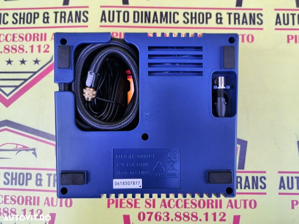 Compresor auto umflat roti kit pana original GM Opel + husa - 5