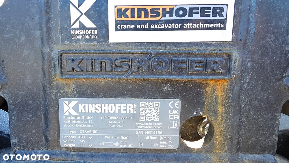 Łyżka chwytakowa koparki KINSHOFER C18VE #25 - 3