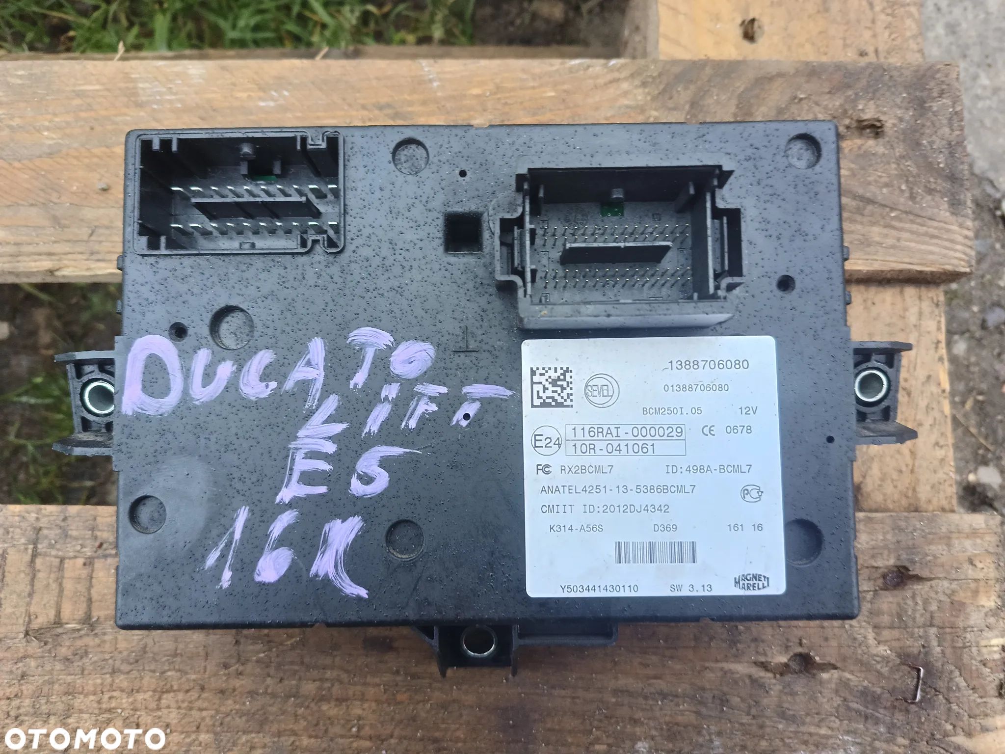 MODUŁ BODY BCM FIAT DUCATO III LIFT BOXER JUMPER 15-20 R 1388706080 - 1