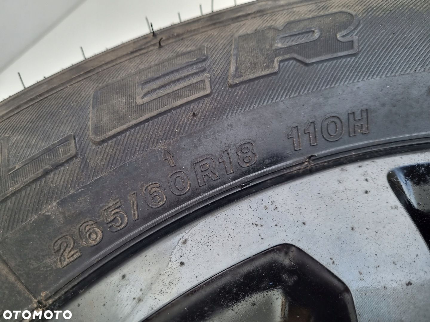 Toyota Hilux VIII KOŁO ZAPASOWE Zapas alufelga 265/60 R18 6x139,7 - 5