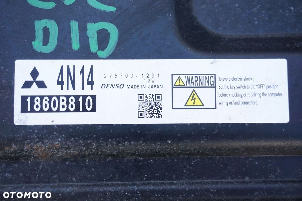 KOMPUTER STEROWANIK SILNIKA 1860B810 MITSUBISHI OUTLANDER II 2.2 DID - 2