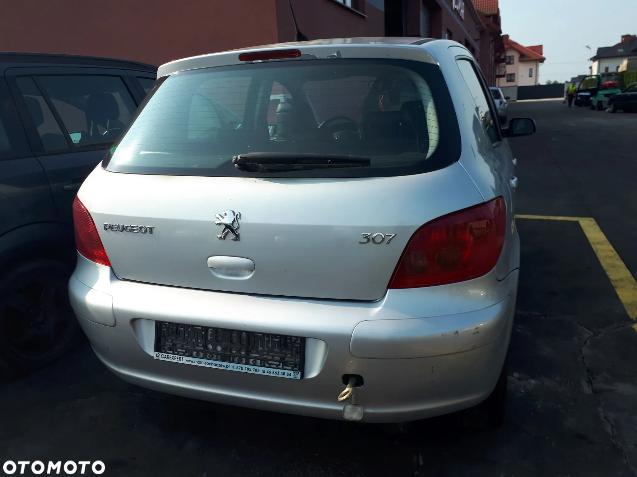 PEUGEOT 307 01-05 ZDERZAK TYŁ TYLNY EZR - 2