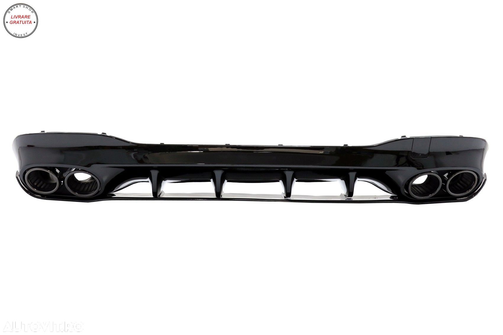 Difuzor Bara Spate cu Ornamente Evacuare Mercedes CLA X118 Shooting Brake C118 Cou- livrare gratuita - 1