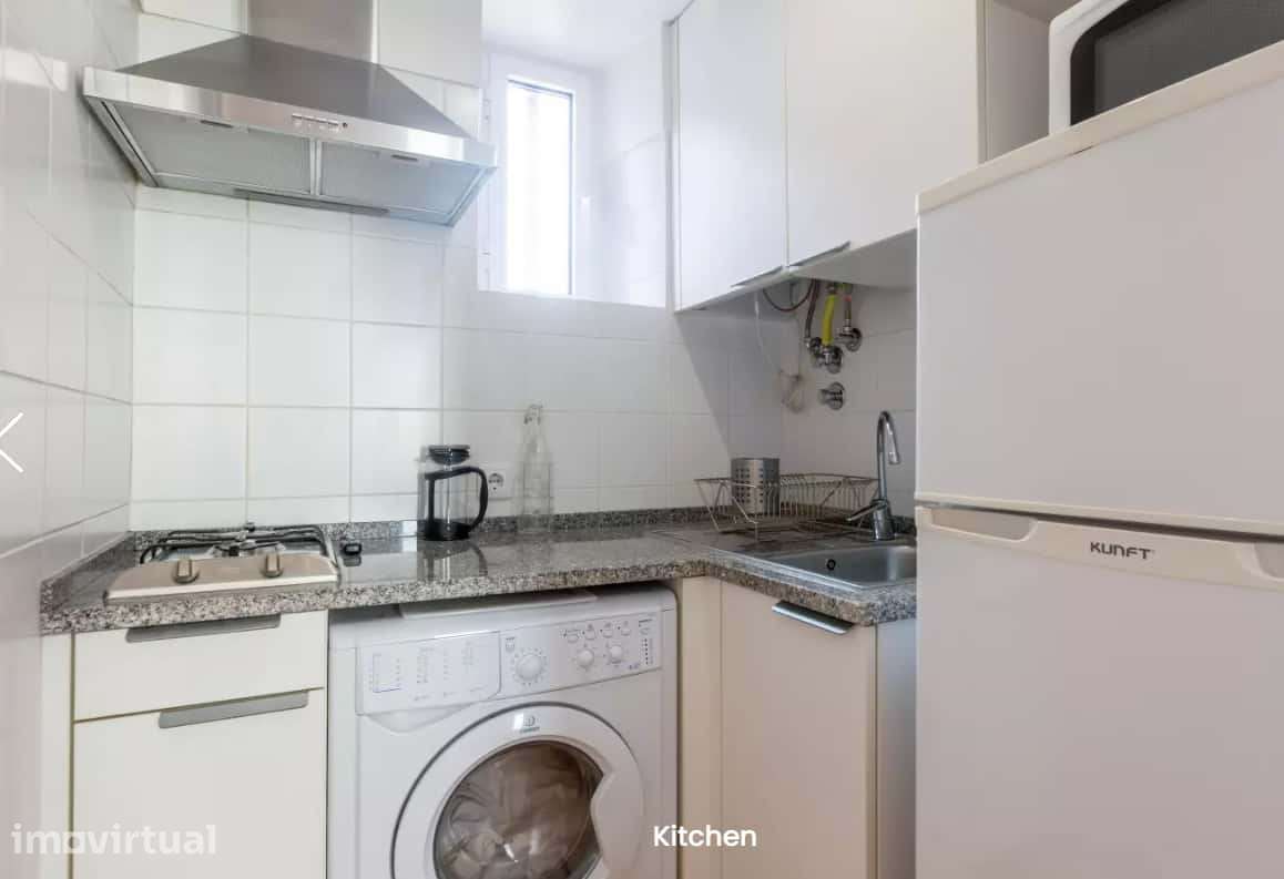 Bright 1-Bedroom Apartment with Terrace near Saldanha – Lisbon - Grande imagem: 2/13