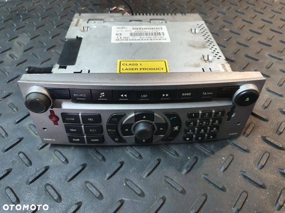 Radio Nawigacja Oryginalne 96650244YP Peugeot 407 - 1