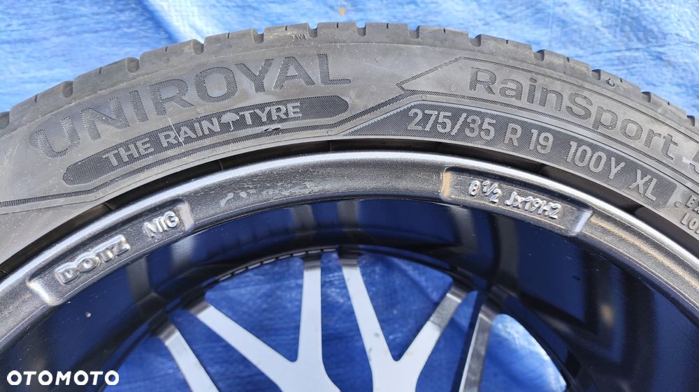 KOŁA FELGI DOTZ TANAKA KBA 53789 JAK NOWE 19'' 5x120 8.5J ET33 72,6mm OPONY 245/40 275/35 UNIROYAL RAINSPORT 5 BMW F30 F31 F35 E90 E91 E92 E93 F32 F33 F36 F10 F11 LEXUS LS460 LS600H - 12