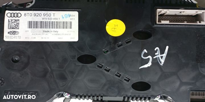 Ceasuri bord anglia 8T0920950T Audi A5 8T [2007 - 2011] - 2