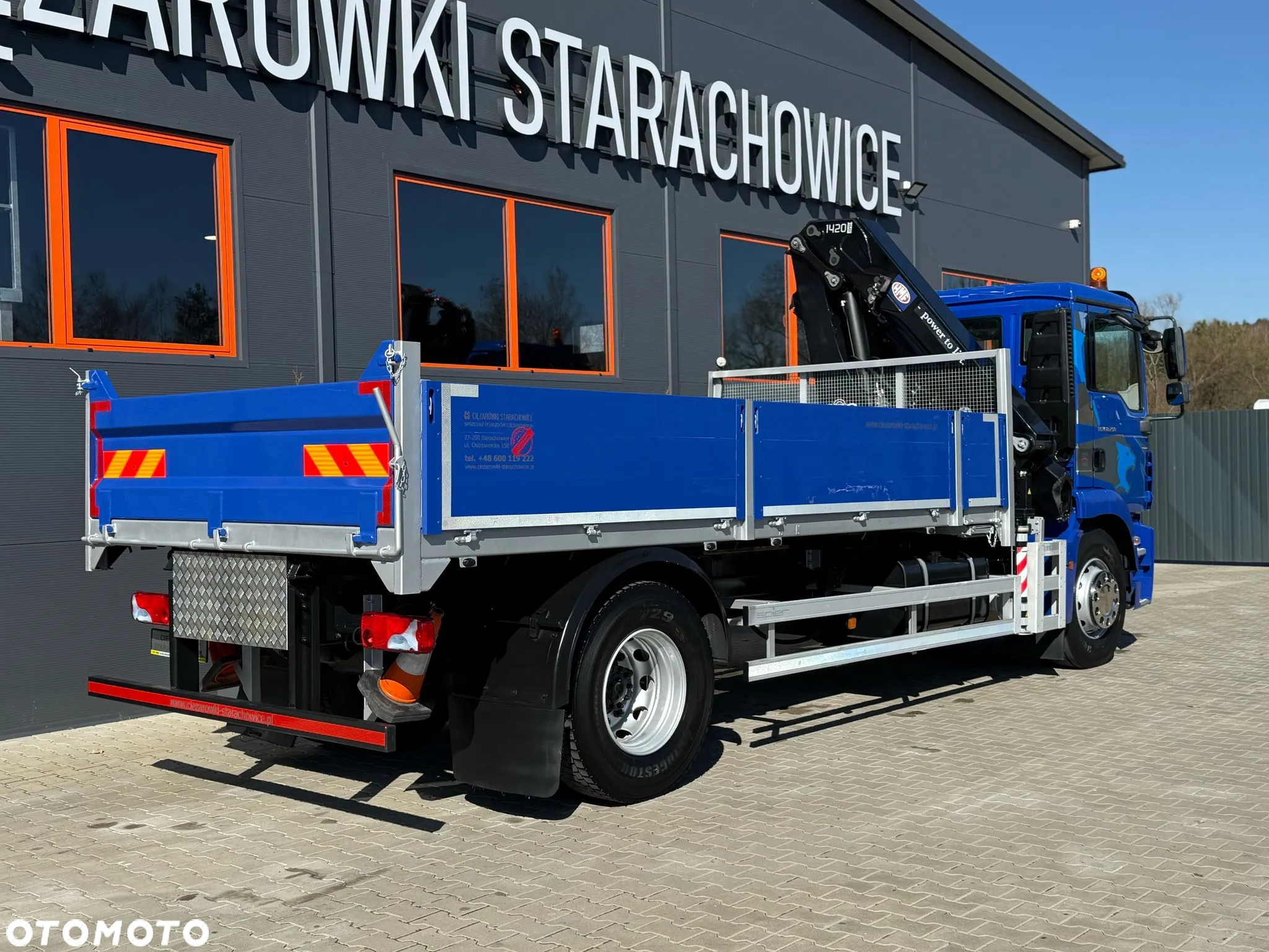 MAN TGM TGL TGS 18.250 // E5 //  wywrotka // skrzynia // HDS HMF z pilotem // 4x2 // budowlanka // kiper wywrot żuraw dzwig kran crane - 6